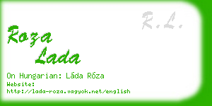 roza lada business card